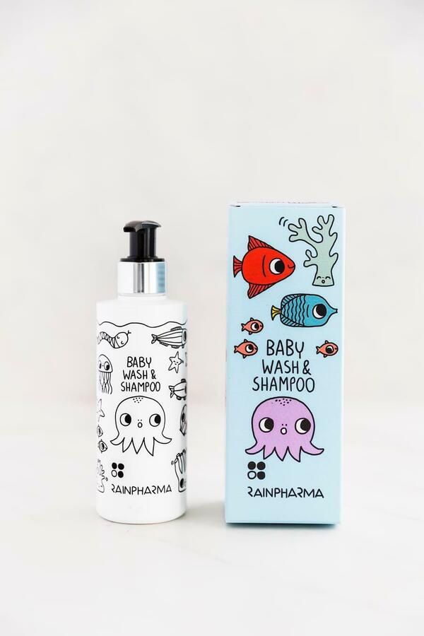 RainPharma Baby Wash & Shampoo - 200ml