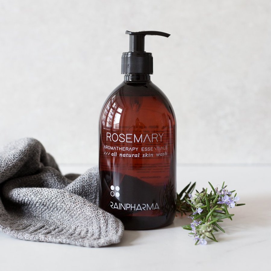 RainPharma Skin Wash Rosemary | Inhoud: 500ml